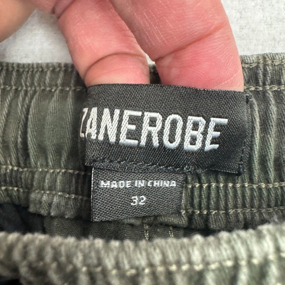 COPY - Zanerobe Shorts Men’s Size 32 Green Camo Pockets Drawstring Elastic Waist - Picture 4 of 8